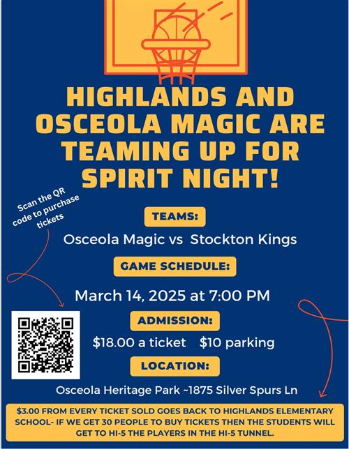  Osceola Magic Spirit Flyer and information