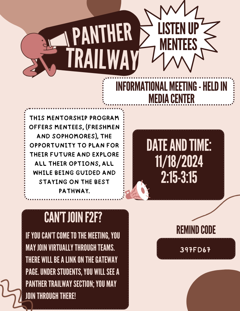 Panther Trailway Calling Mentees